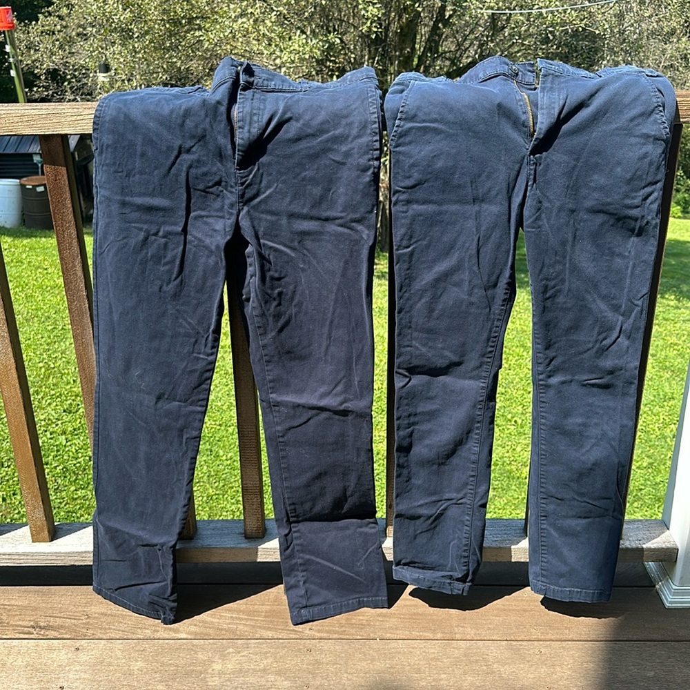 2 pair The children’s place boys navy blue Chino